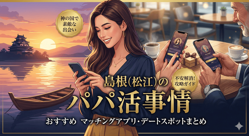 島根（松江）のパパ活事情・おすすめマッチングアプリ・デートスポットまとめ